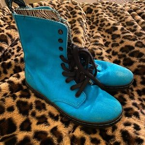 Blue DR marten Boots